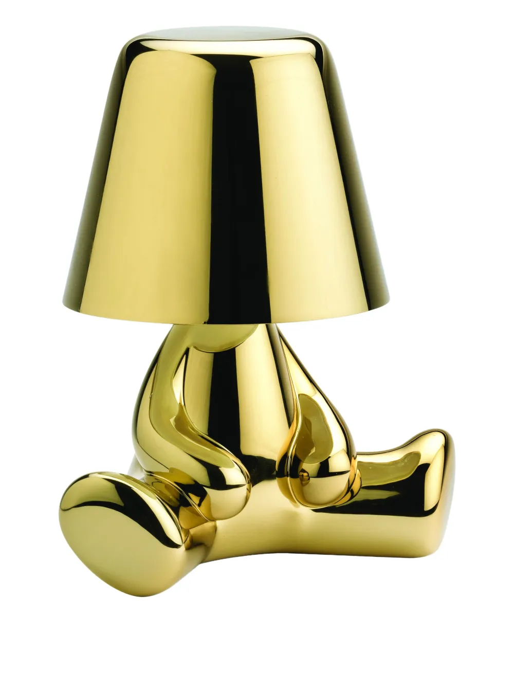 Qeeboo Brothers Joe draagbare lamp - Goud