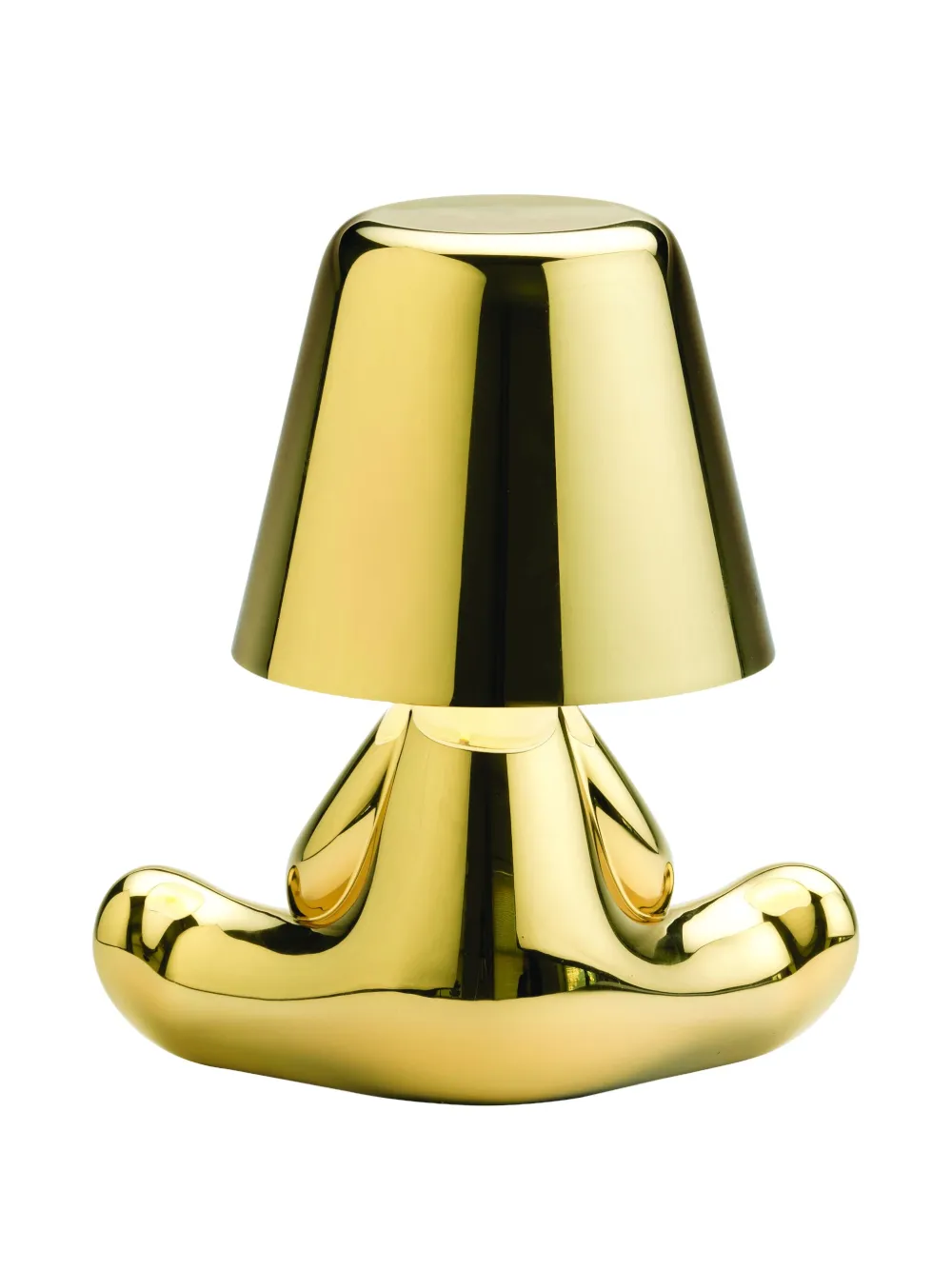 Qeeboo Bear-motif Table Lamp In Gold