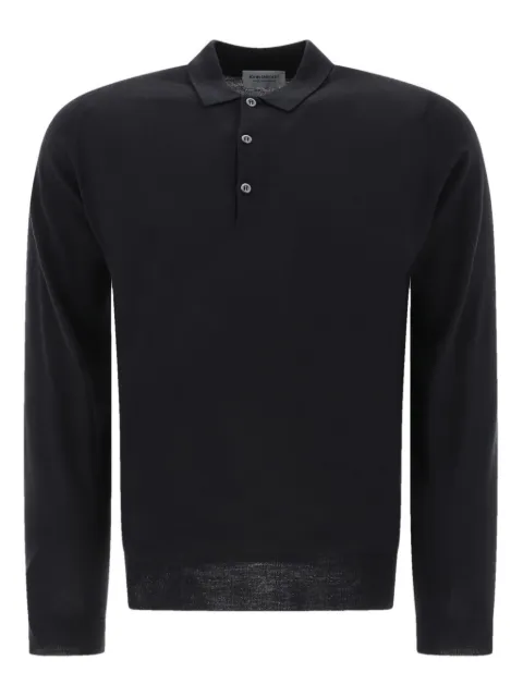 John Smedley playera tipo polo manga larga