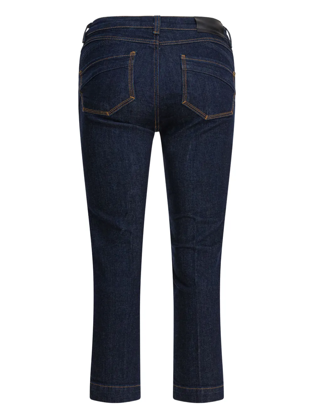 Sportmax logo-patch-pocket jeans Blauw