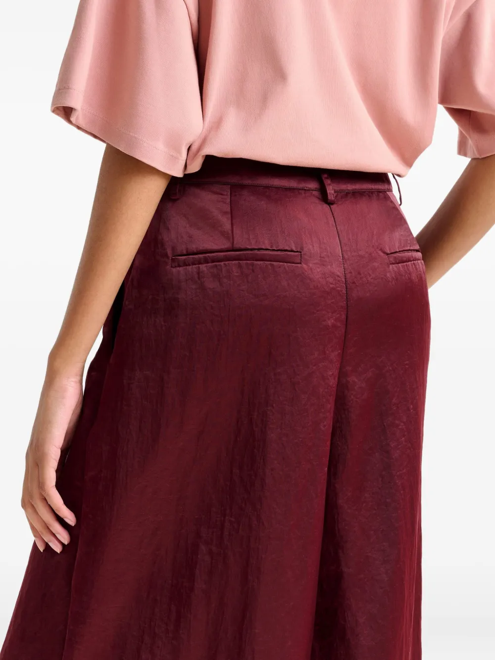 Essentiel Antwerp pleated trousers Rood