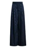 Essentiel Antwerp polka-dot pleated trousers - Blue