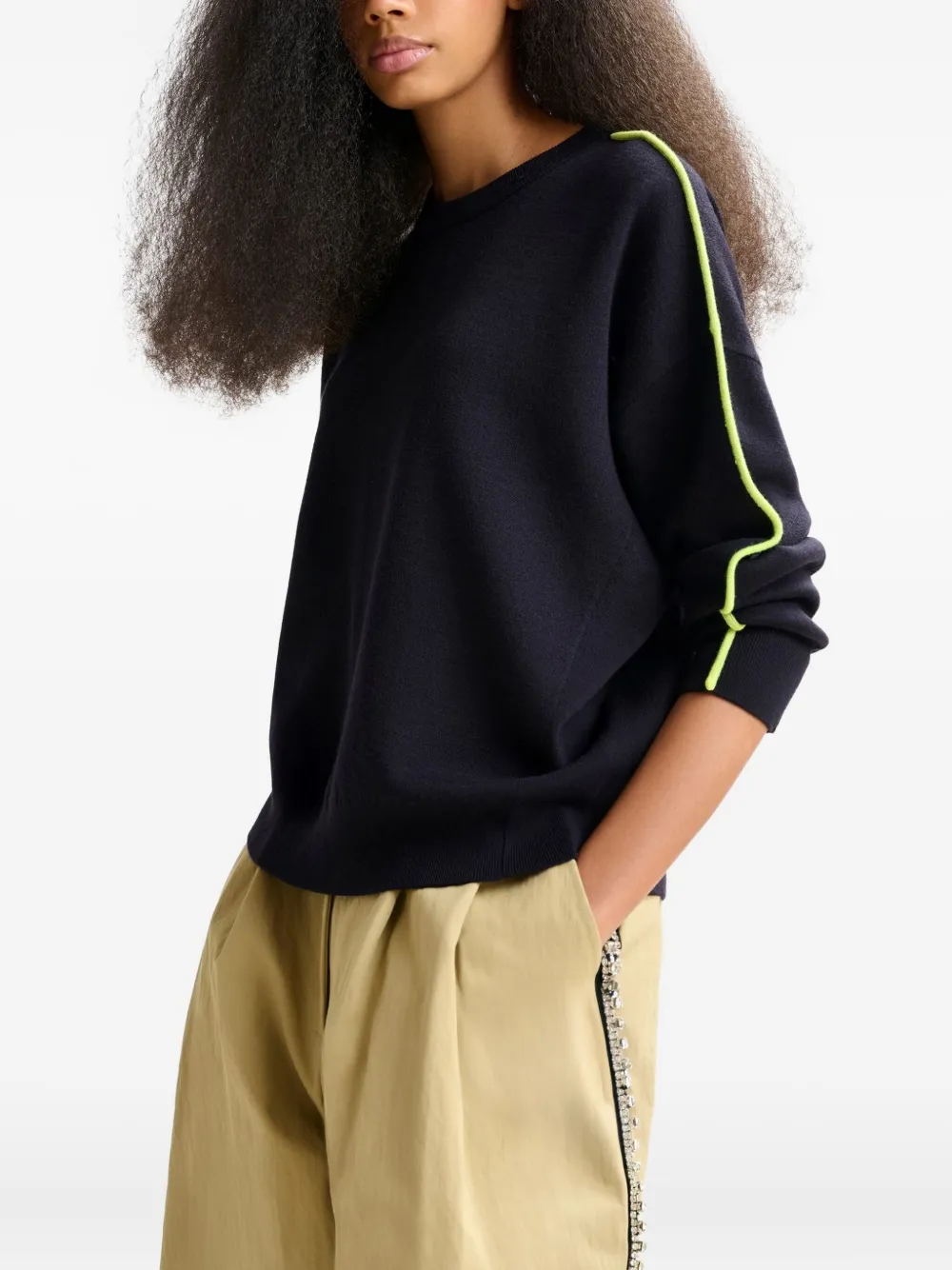 Essentiel Antwerp Iruby sweater Blauw