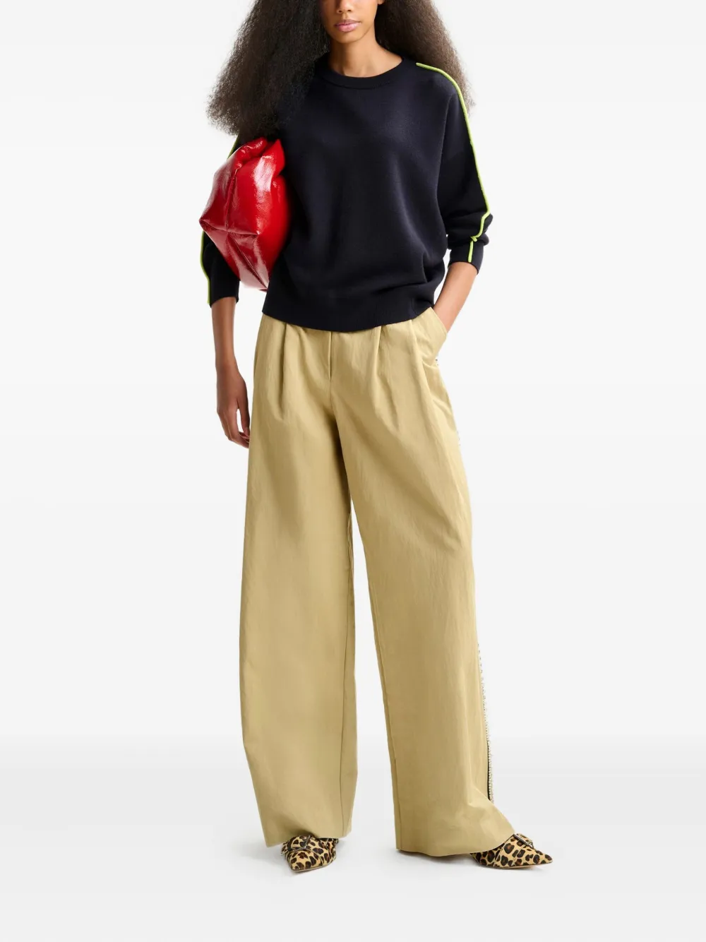 Essentiel Antwerp Iruby sweater Blauw