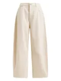 Essentiel Antwerp barrel-leg organic-cotton jeans - Neutrals