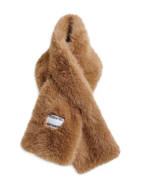 Essentiel Antwerp faux-fur slit-insert scarf