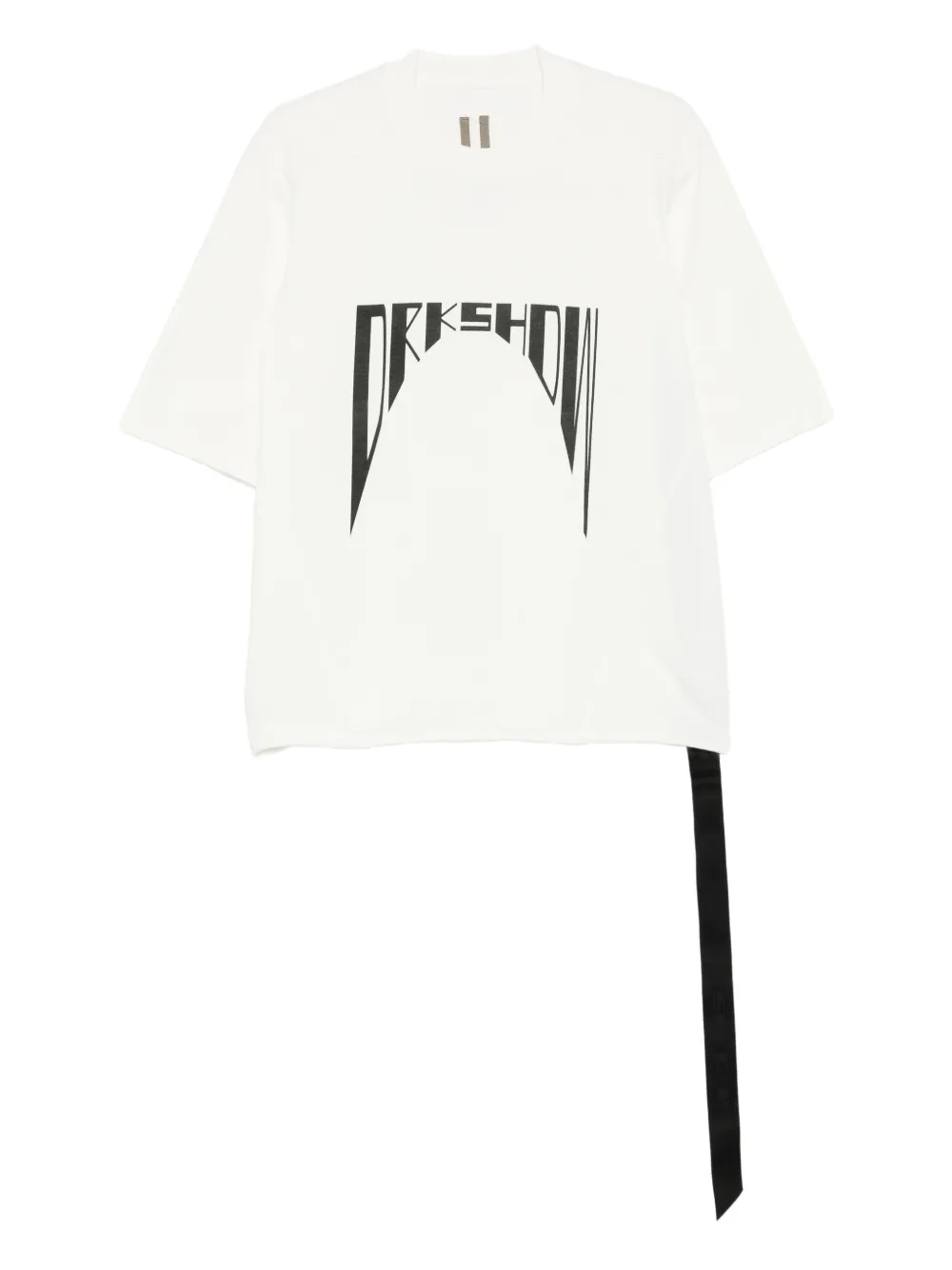Rick Owens Drkshdw Graphic T-shirt In White
