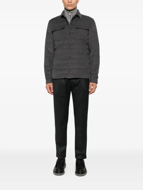 Herno キルティング ジャケット | グレー | FARFETCH JP