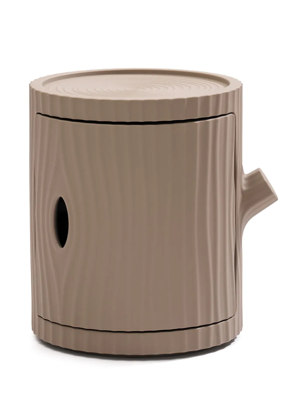 Qeeboo Tronco storage side table | Grey | Image 1