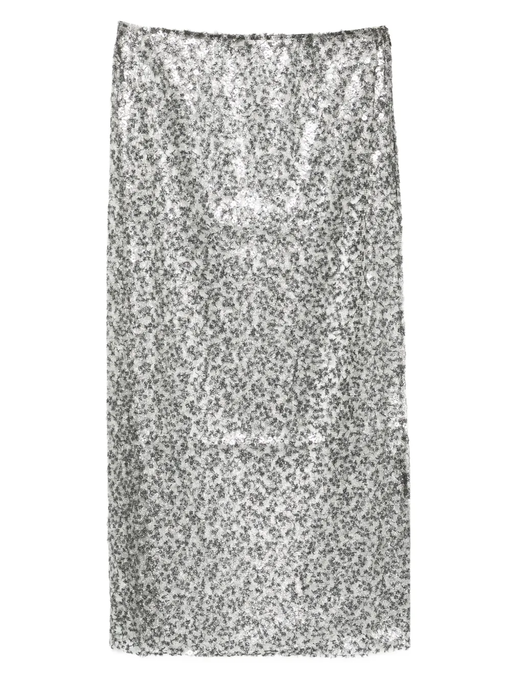 Christopher Esber Sequinned Midi Skirt In Gray