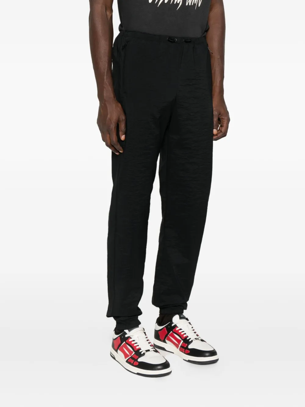 Diesel Trainingsbroek met geborduurd logo Zwart