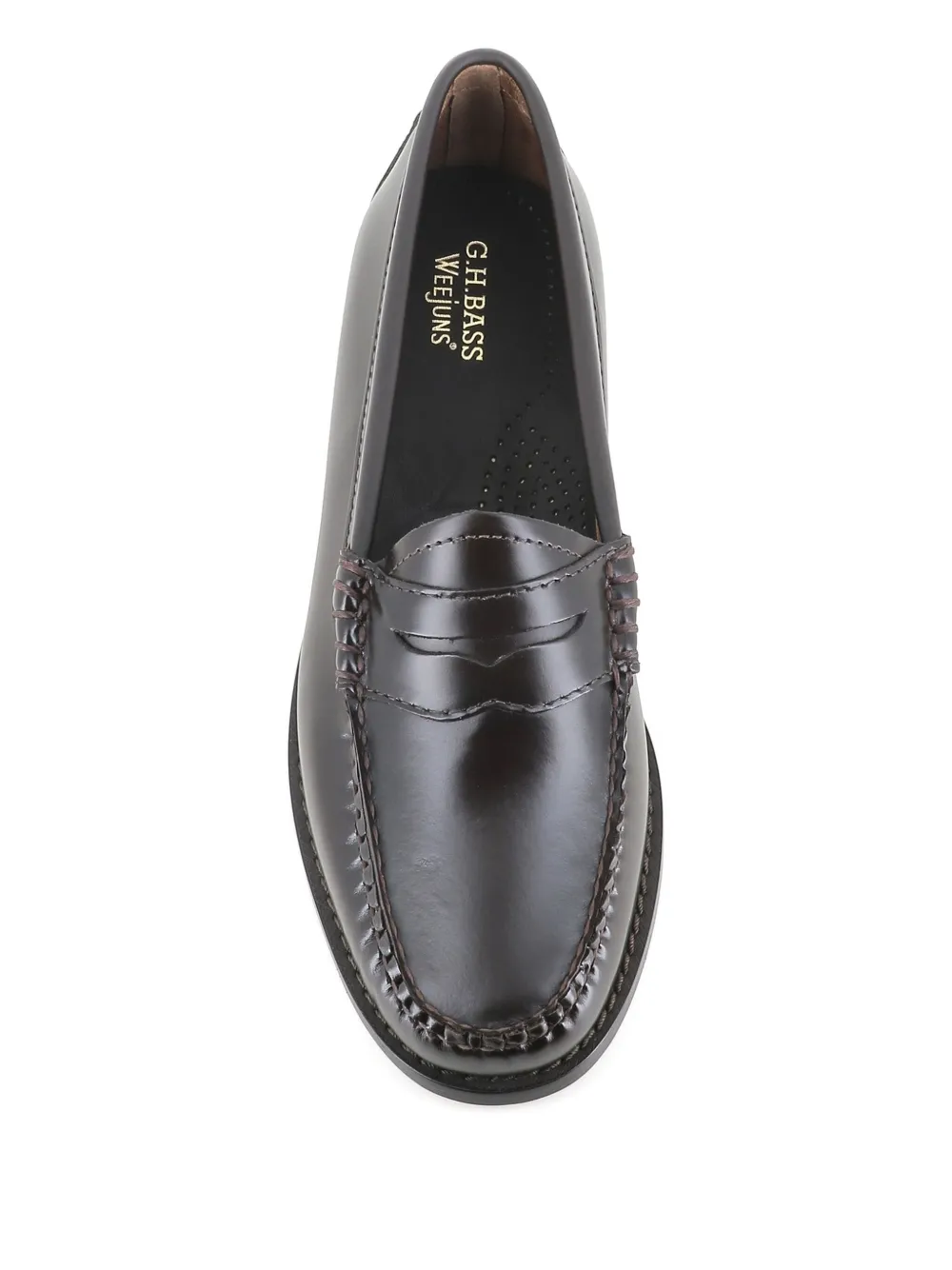 G.H. Bass & Co. leather penny loafers Brown