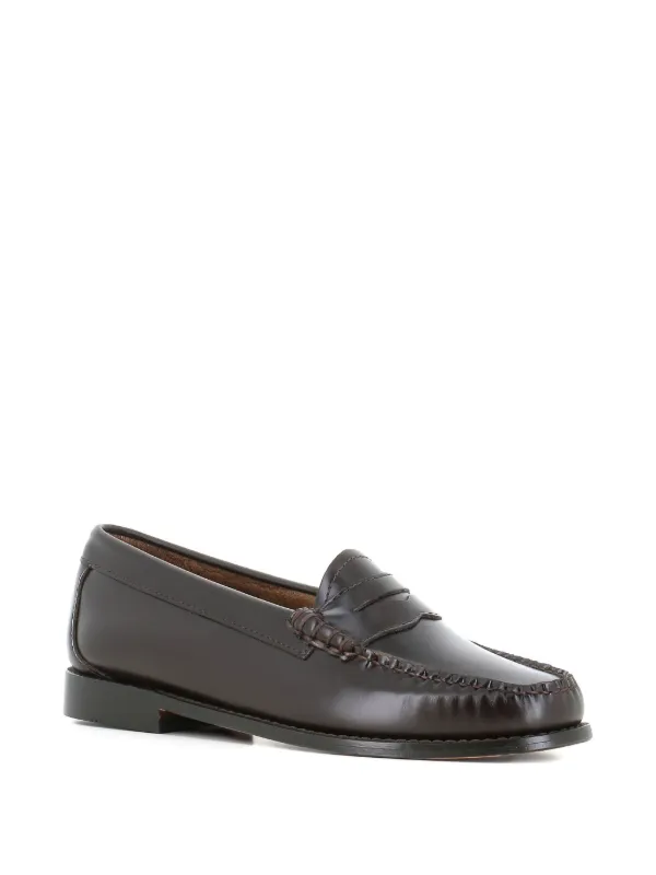 GH Bass & Co Weejuns Calhoun Leather Penny Loafers Shoes Sz 9 D Women's Whitney Weejuns® Penny Loafer Black | G.H. Bass main image 4