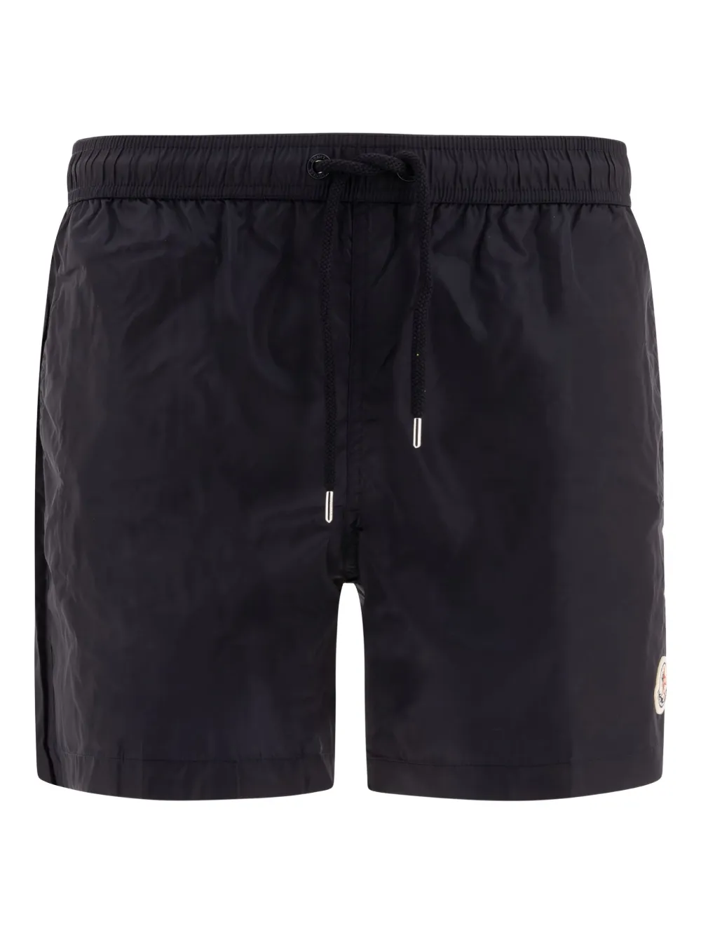 Moncler Swim Shorts With Elastic Waistband And Pockets In Black