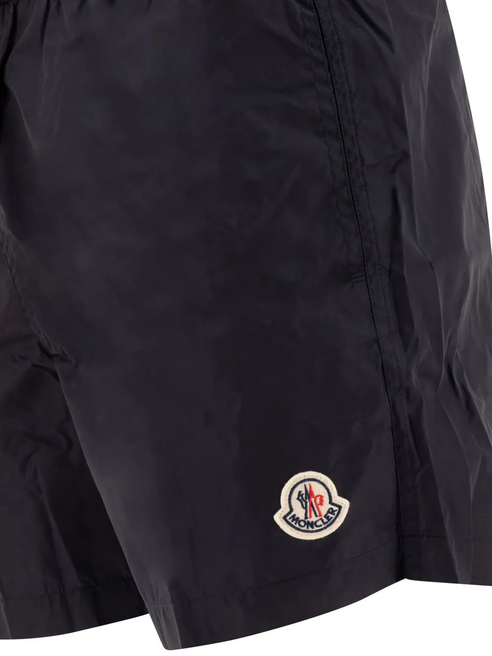 Moncler Swim Shorts With Elastic Waistband And Pockets In Black