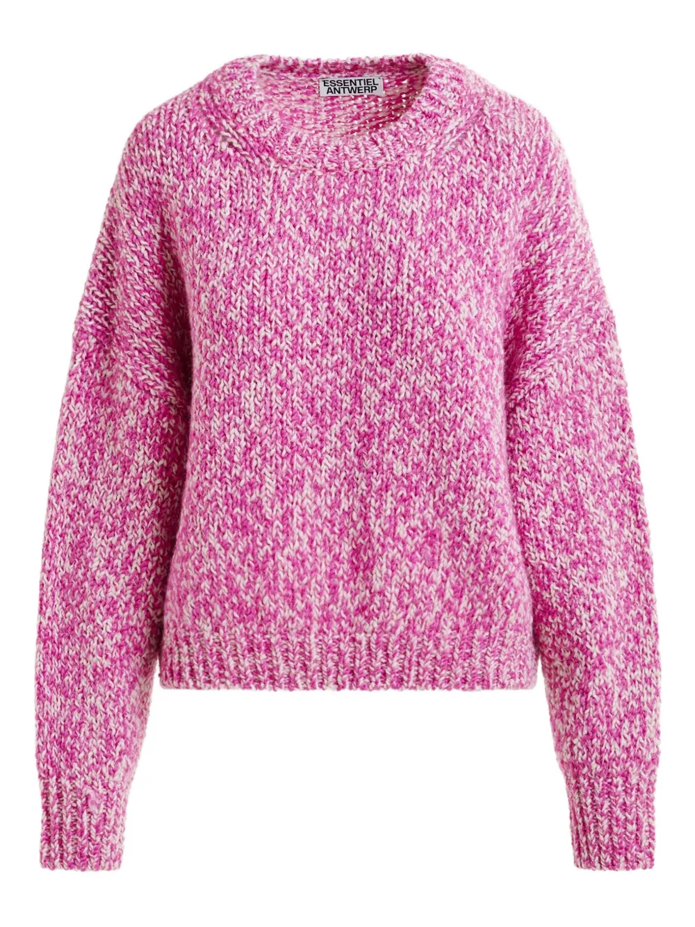 Essentiel Antwerp Izura ribbed-trim sweater Roze