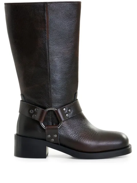 Essentiel Antwerp Idakar buckle leather boots