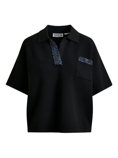 Essentiel Antwerp beaded-embellished polo shirt