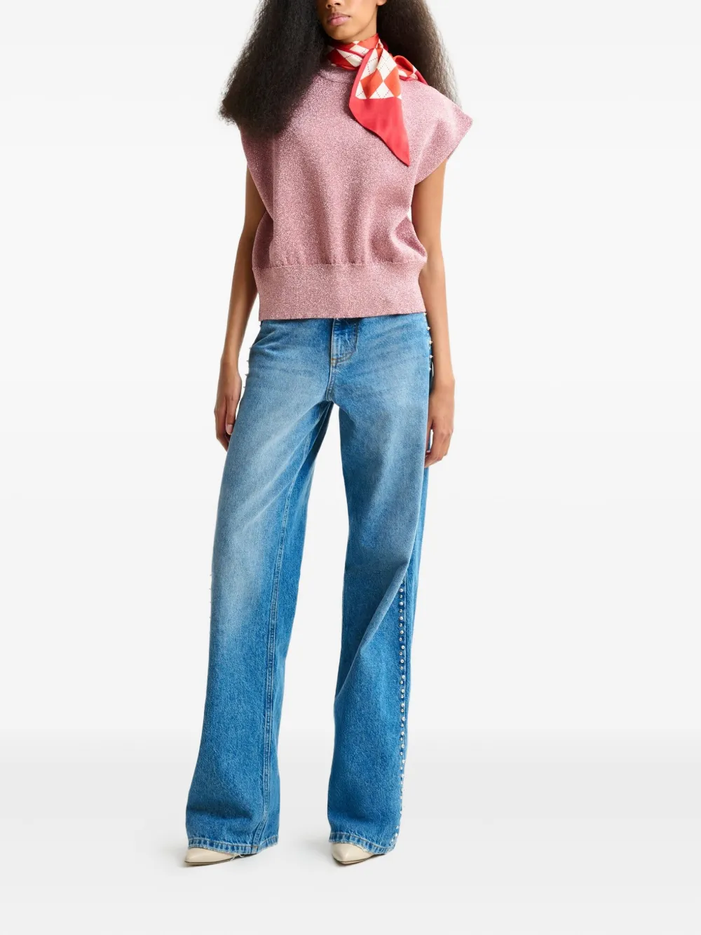 Essentiel Antwerp Itdance sweater Roze
