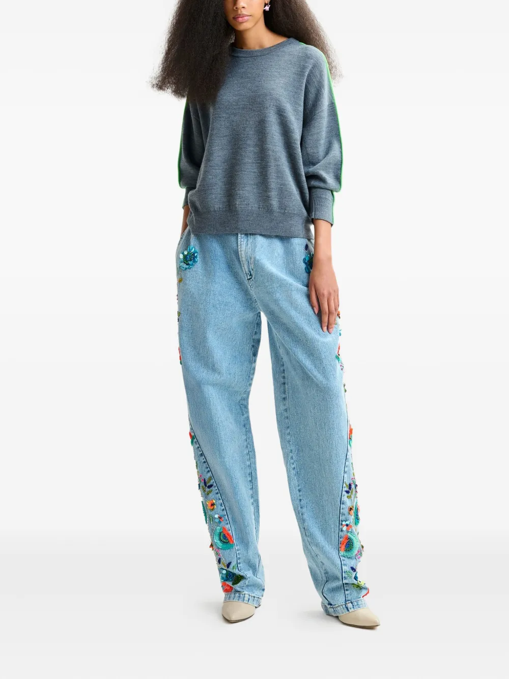 Essentiel Antwerp Iruby sweater Blauw