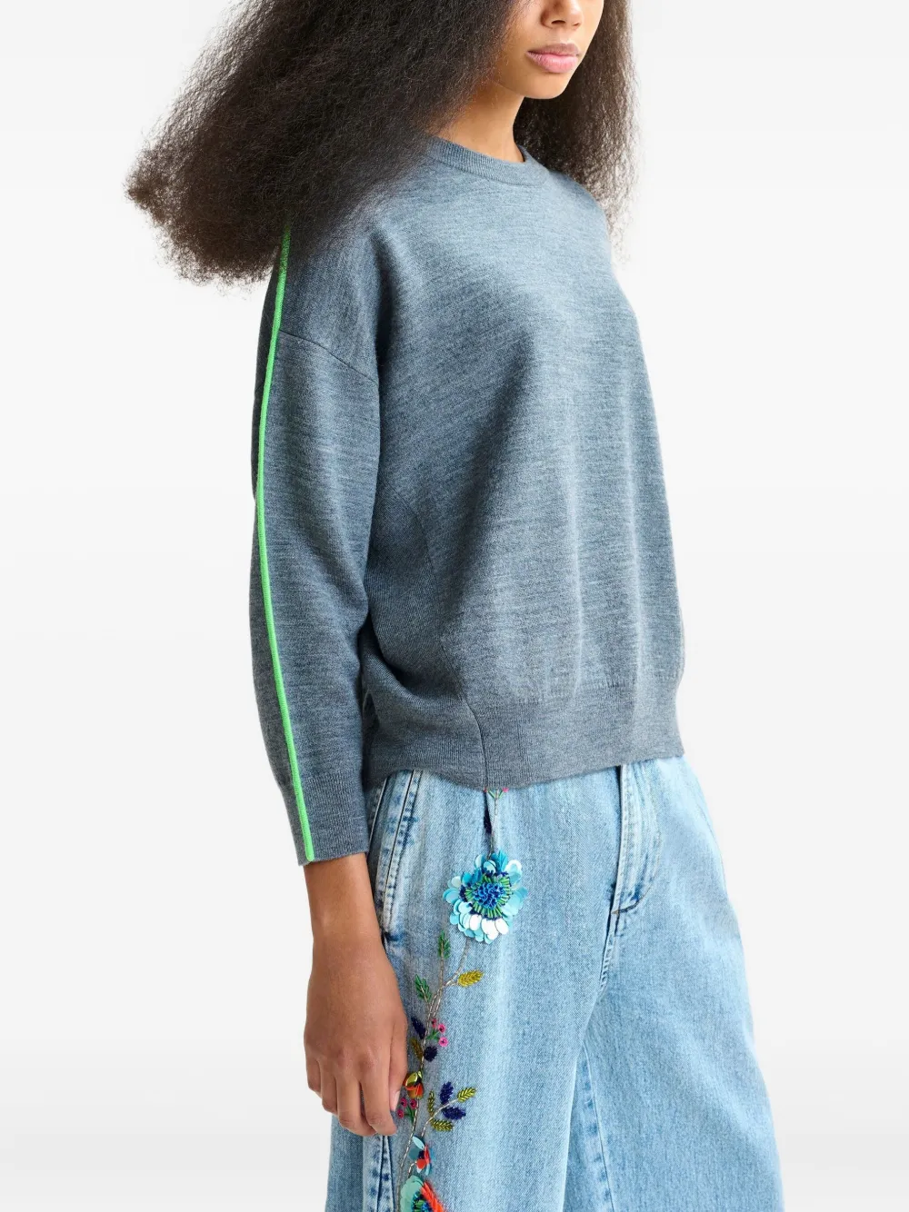Essentiel Antwerp Iruby sweater Blauw