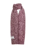 Essentiel Antwerp melange-effect knit scarf - Red