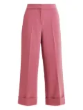 Essentiel Antwerp pressed-crease flared trousers - Pink