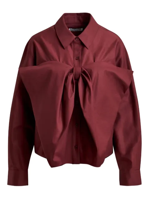Essentiel Antwerp Ibow bow-detail shirt