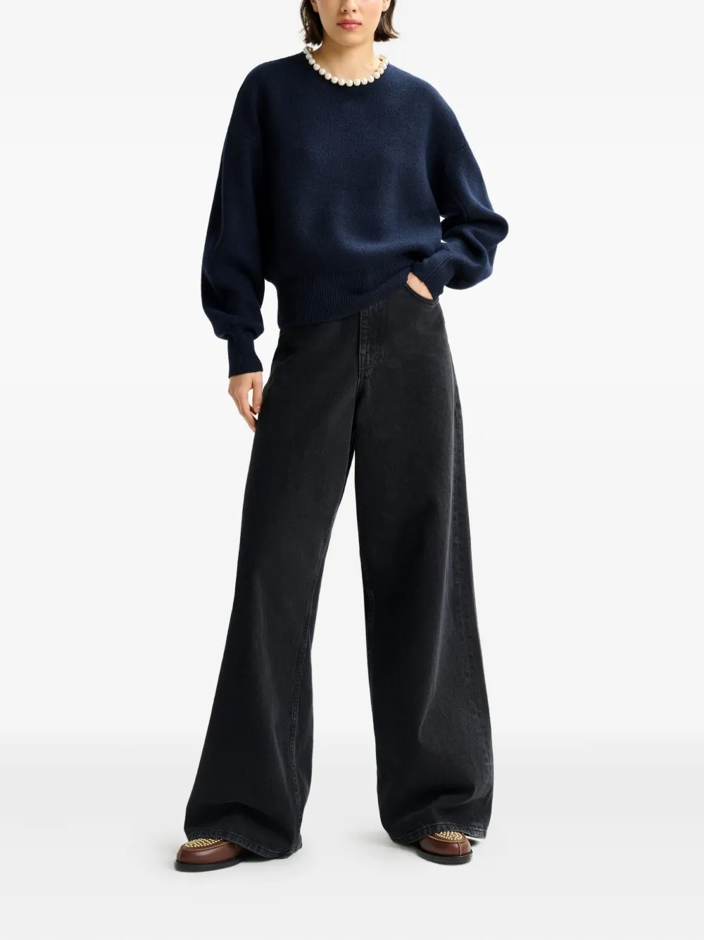 Essentiel Antwerp Inti sweater Blauw