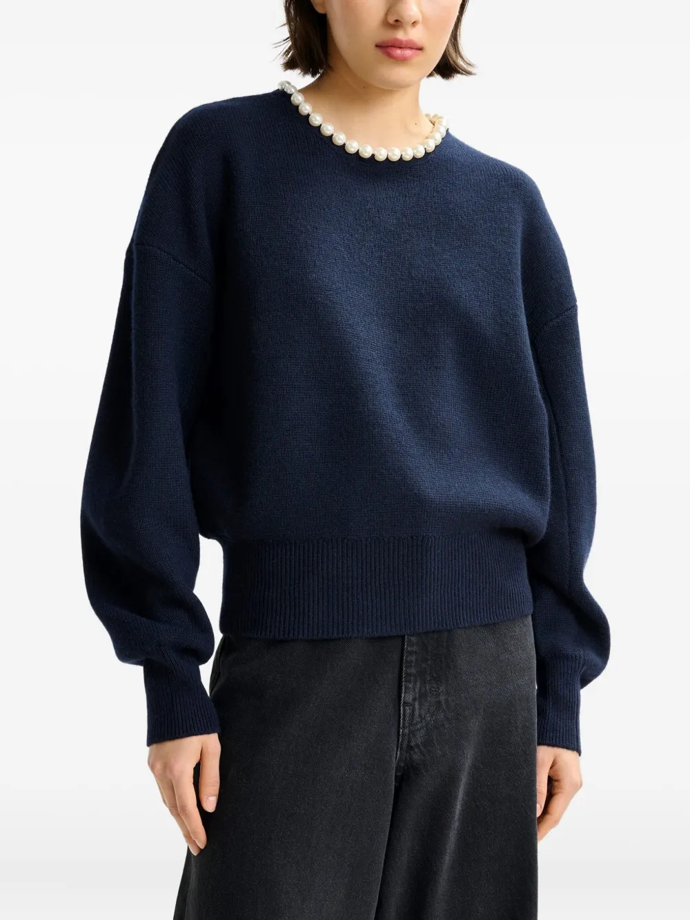 Essentiel Antwerp Inti sweater Blauw