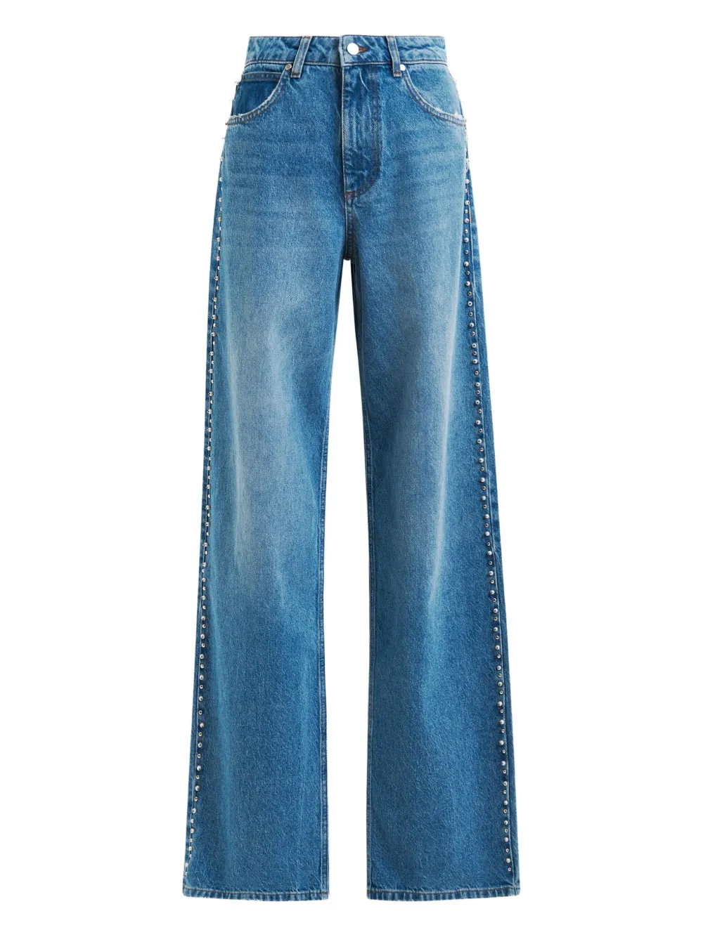 Essentiel Antwerp crystal-embellished jeans Blauw