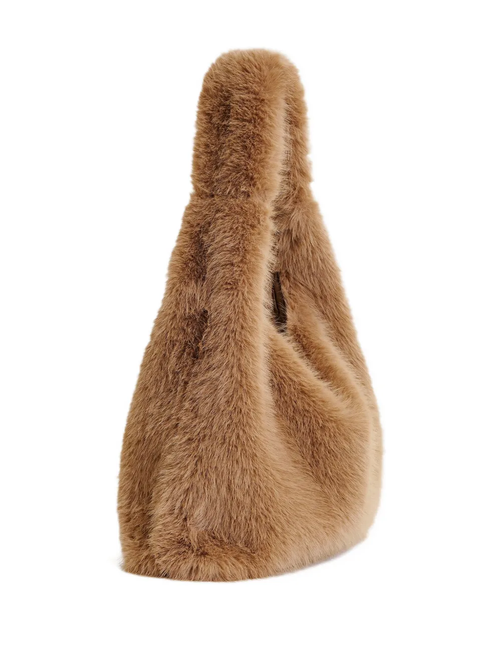 Essentiel Antwerp Medium schoudertas met imitatiebont Bruin