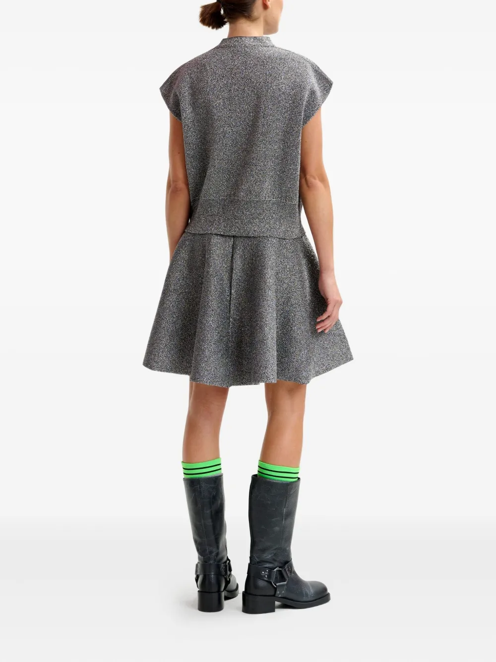 Essentiel Antwerp Itdance ribbed sweater Grijs