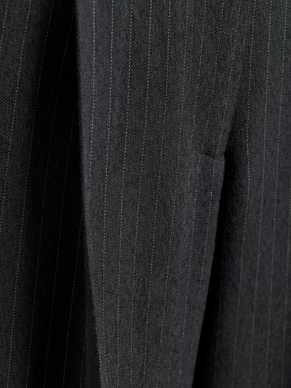 Essentiel Antwerp pleated pinstripe-pattern trousers Grijs