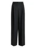 Essentiel Antwerp pleated pinstripe-pattern trousers - Grey