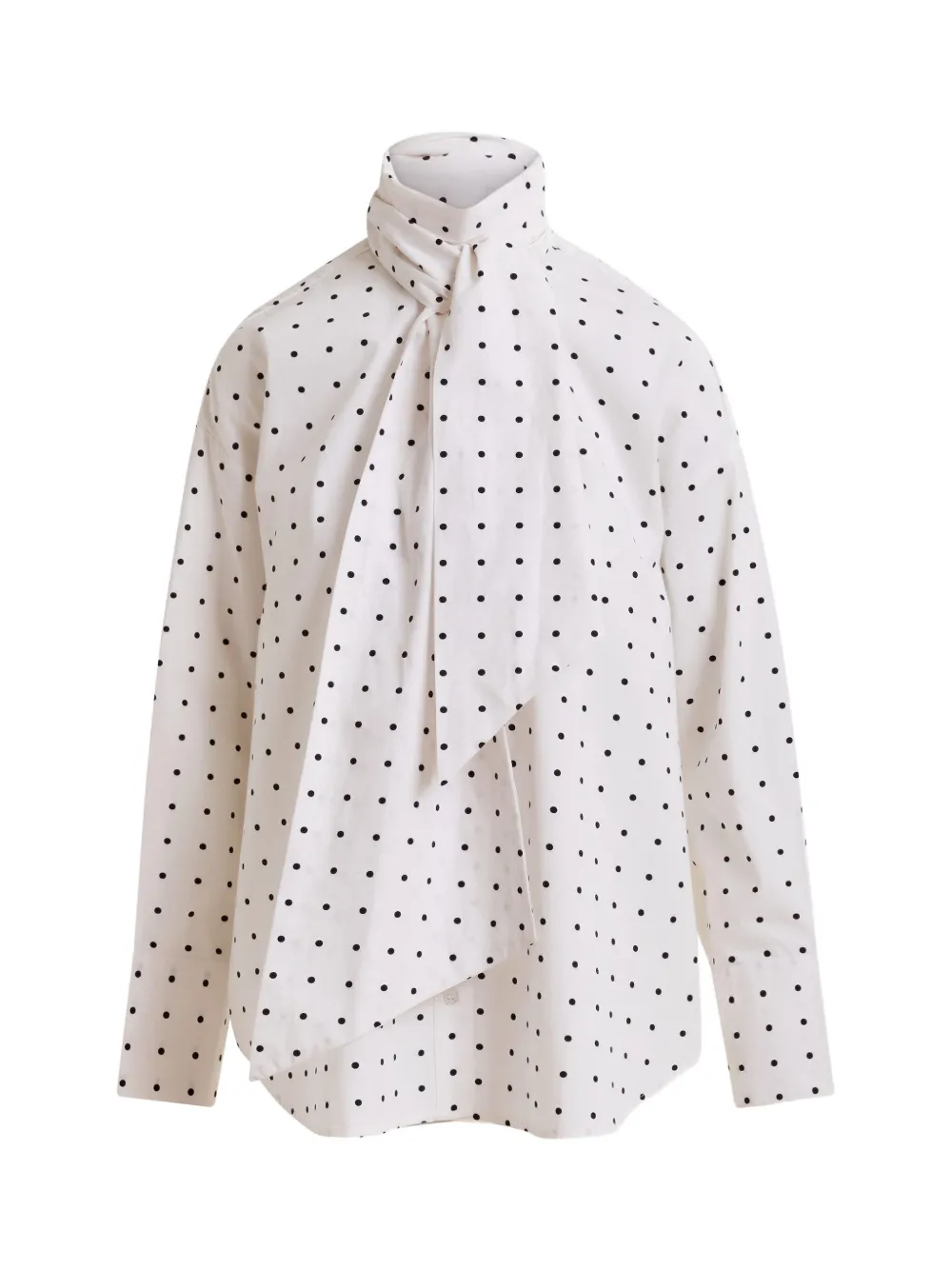 Essentiel Antwerp Imoverit tie-neck shirt Wit