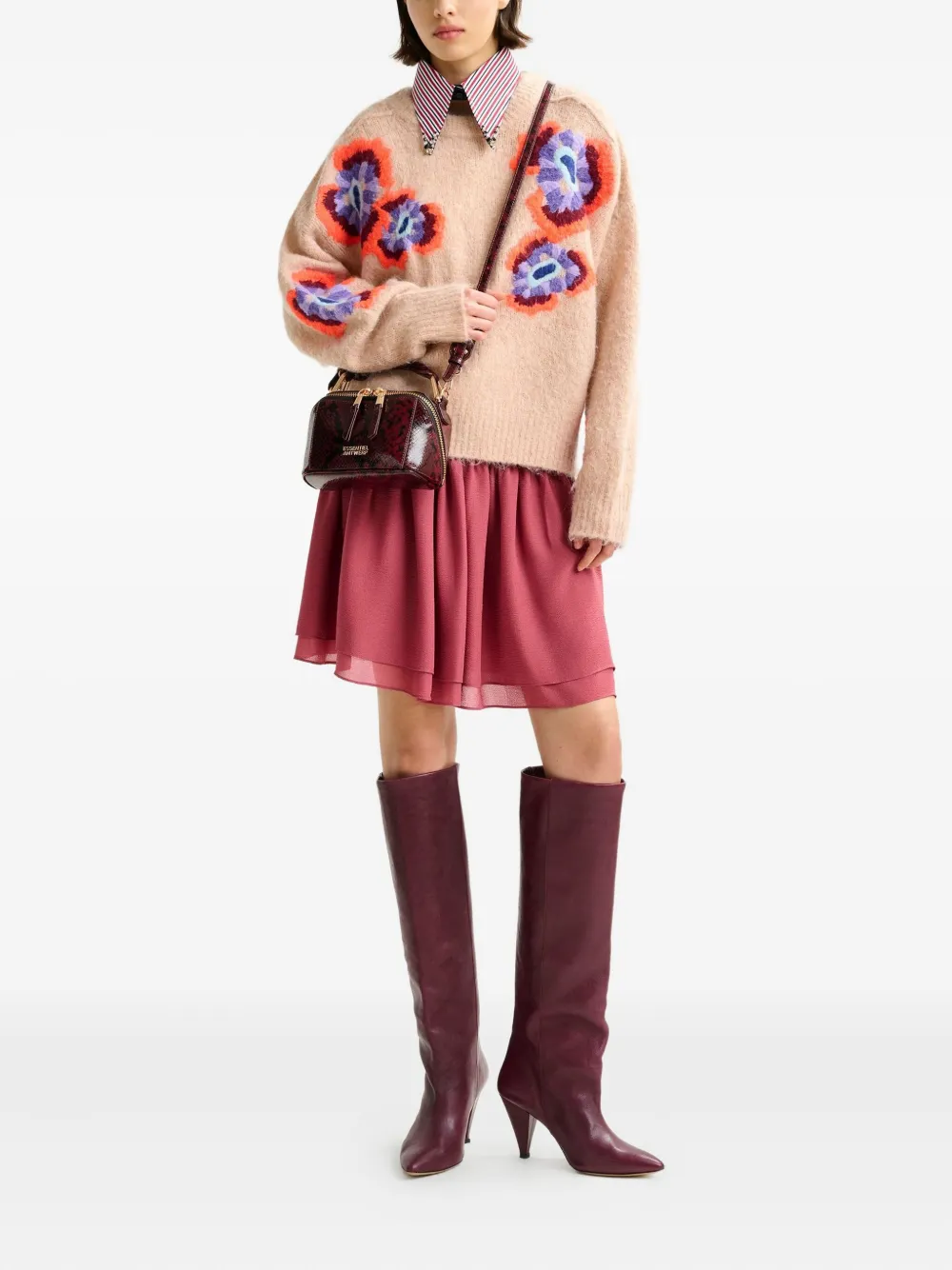 Essentiel Antwerp Impossible1 Embroidered Sweater In Multi