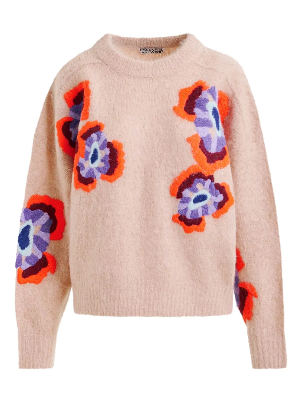Essentiel Antwerp Impossible1 Embroidered Sweater In Multi