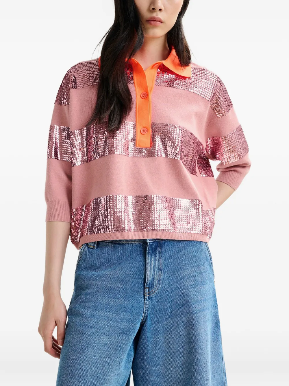 Essentiel Antwerp Illuminati Poloshirt In Pink