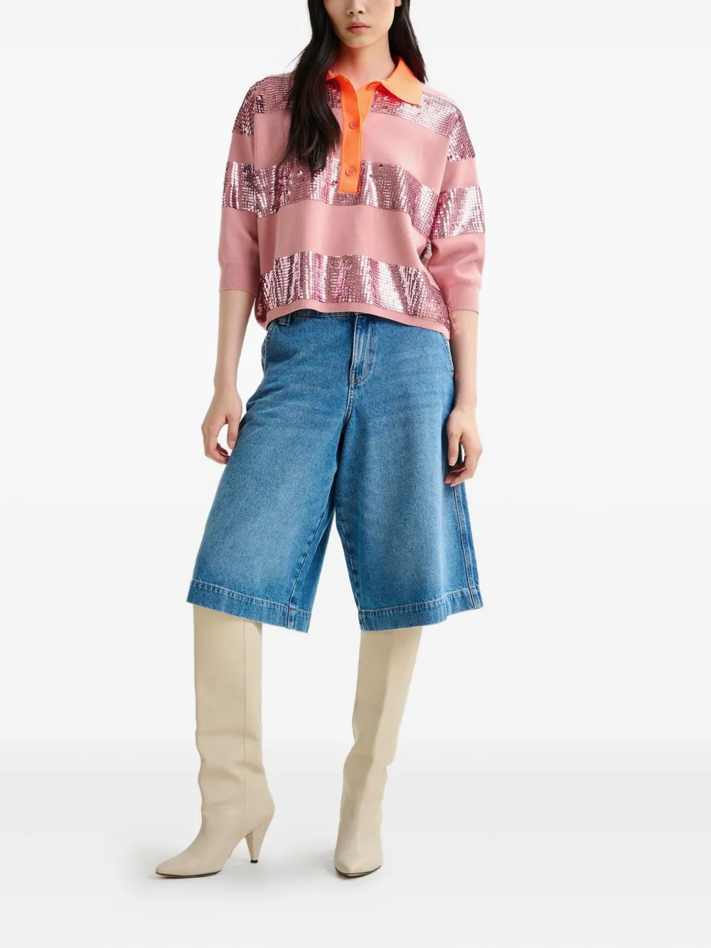 Essentiel Antwerp Illuminati Poloshirt In Pink