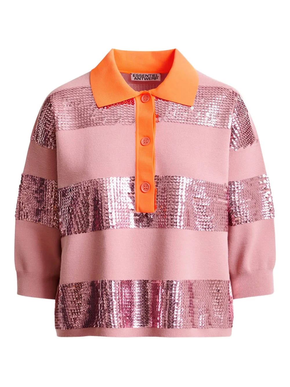 Essentiel Antwerp Illuminati Poloshirt In Pink