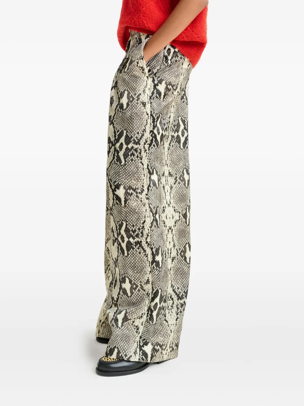 Essentiel Antwerp Izpacho pleated trousers Beige