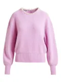 Essentiel Antwerp embellished-neck sweater - Pink