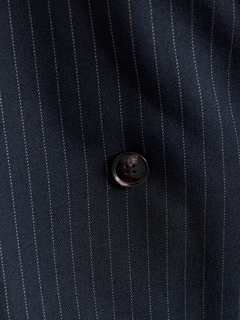 Essentiel Antwerp pinstripe double-breasted blazer Blauw