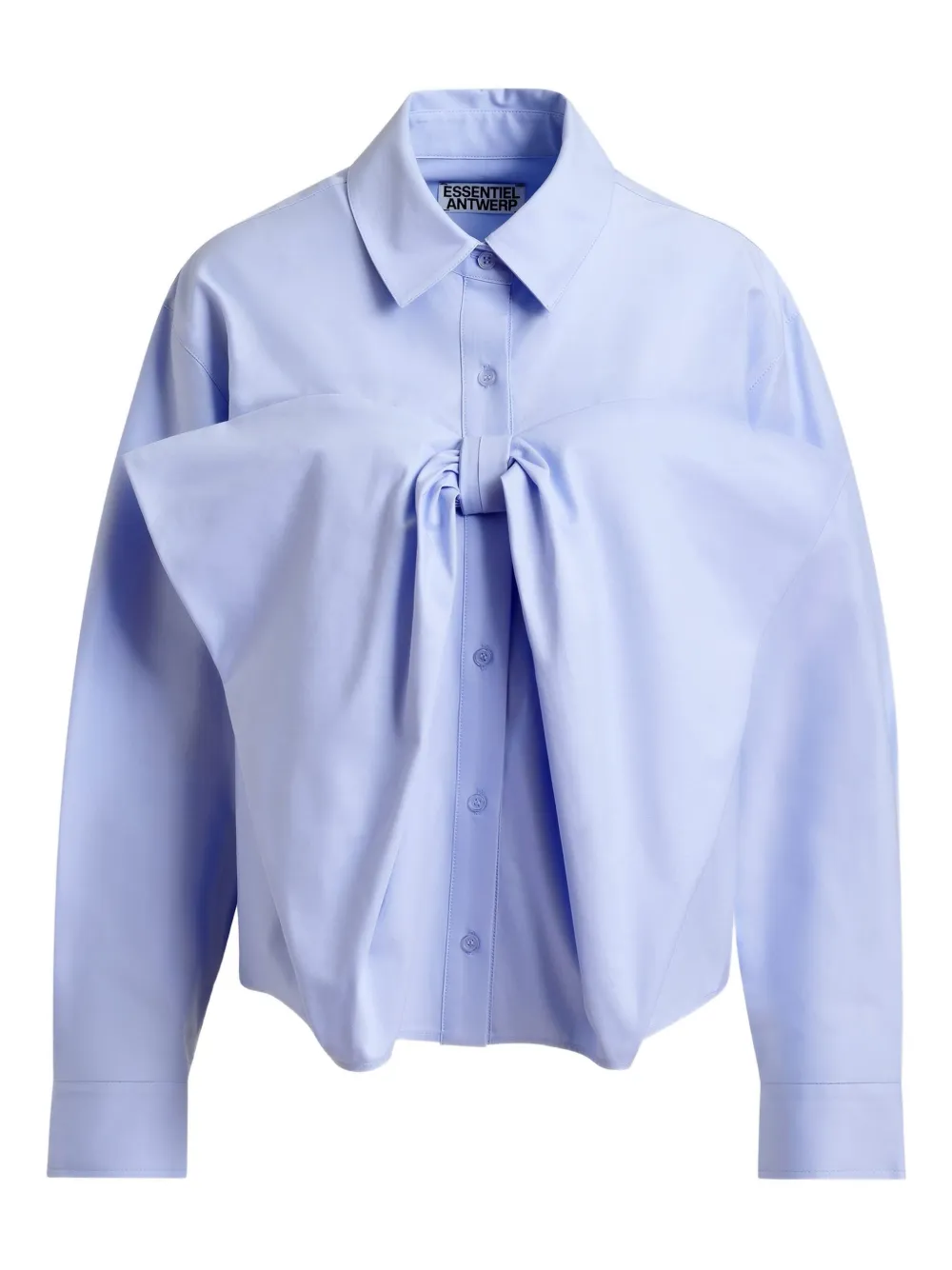 Essentiel Antwerp bow-detail shirt Blauw