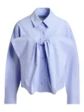 Essentiel Antwerp bow-detail shirt - Blue
