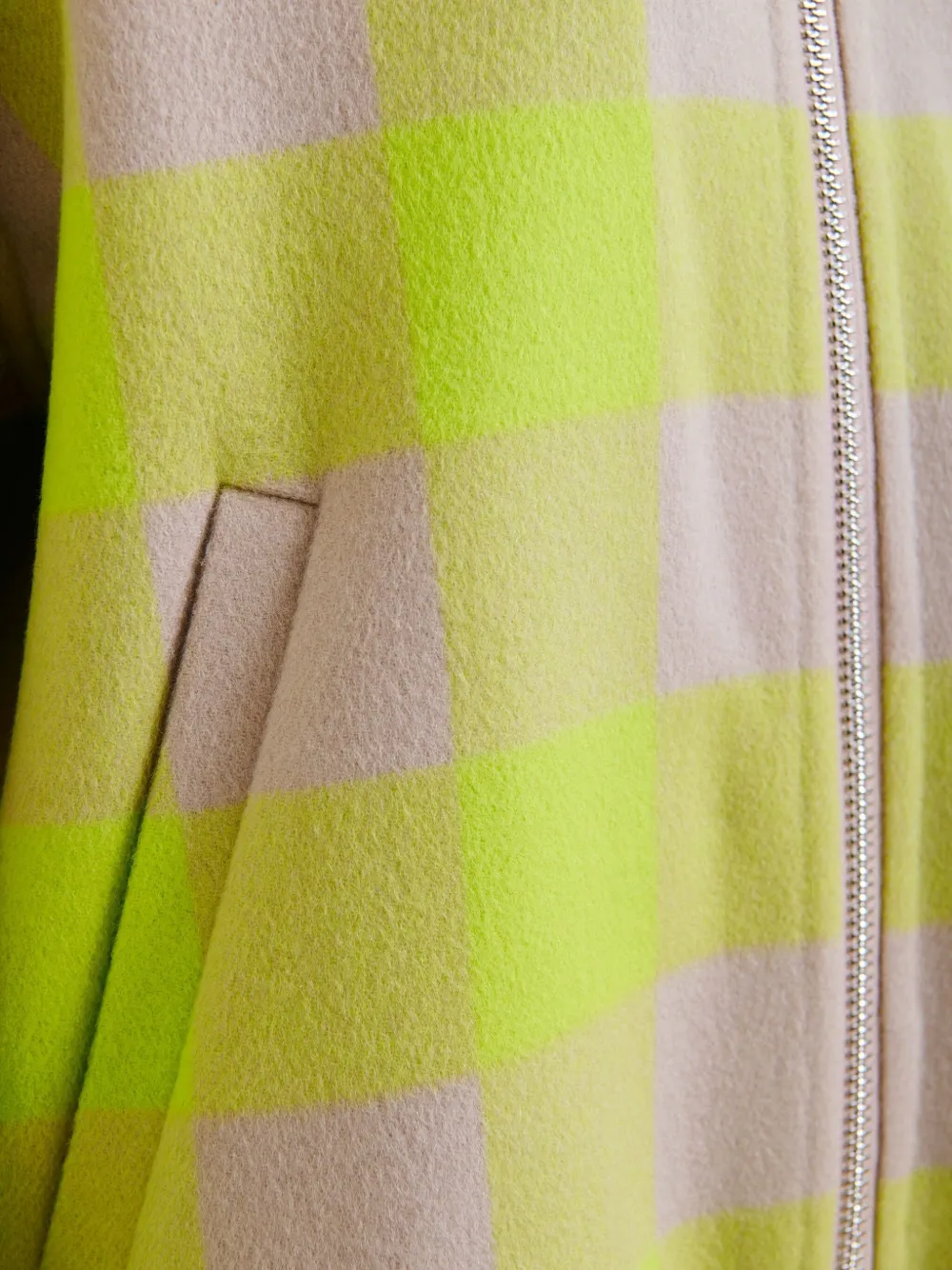 Essentiel Antwerp check-pattern cardigan Beige