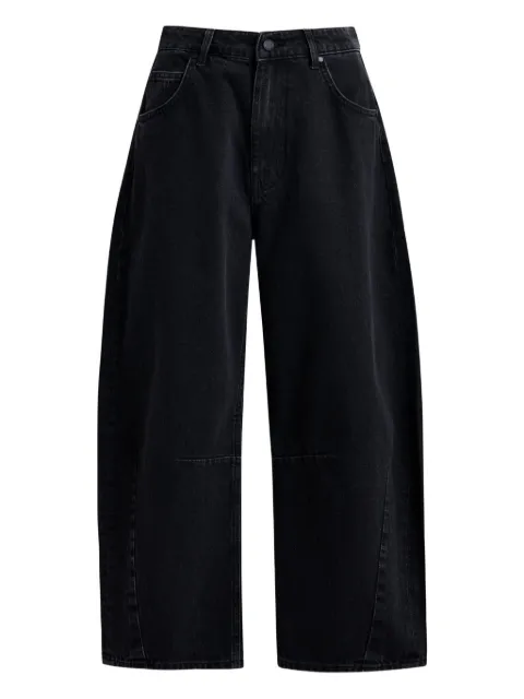 Essentiel Antwerp twisted-seam cotton barrel-leg jeans