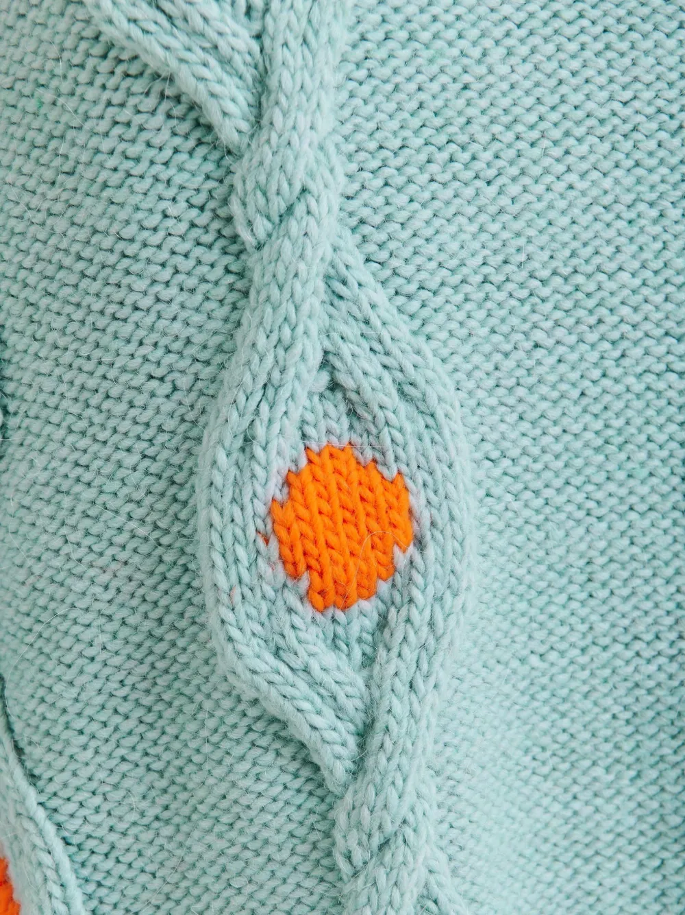 Essentiel Antwerp Ixel cable-knit sweater Blauw