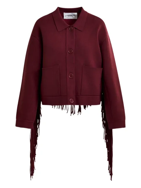Essentiel Antwerp Istern fringe-detail cardigan